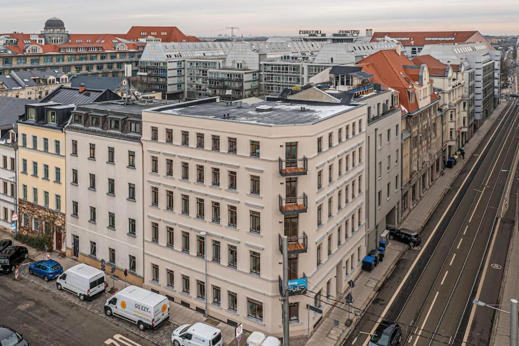 Stylisches Zentrales City-Apartment Mit 2 Balkonen Leipzig Ngoại thất bức ảnh